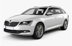 Car rental Škoda Superb сombi in Prague